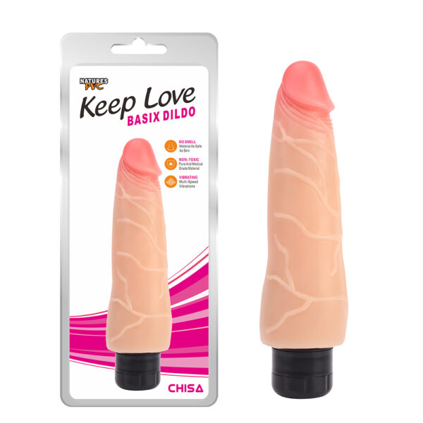 Вібратор реалістичний мультишвидкісний Сhisa Keep Love Basix Dildo великого розміру