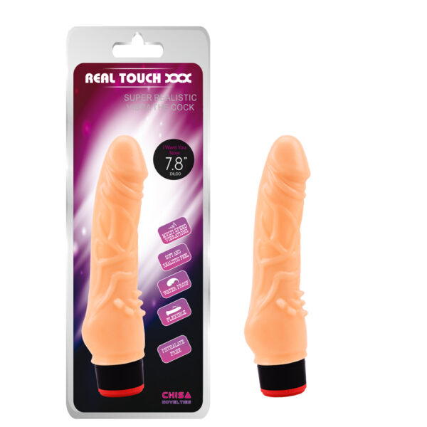 Вібратор CHISA Real Touch XXX із виступами для стимуляції клітора, на батарейках