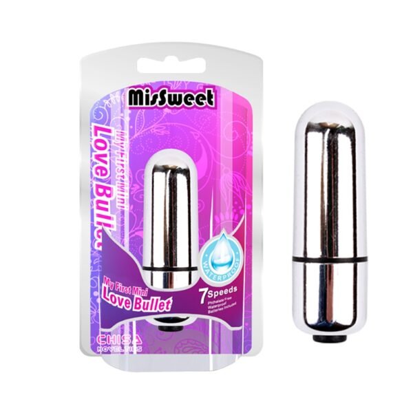 Віброкулька Chisa MisSweet Love Bullet, сріблястий