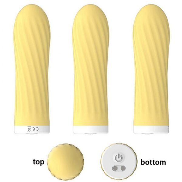 Віброкулька Rechargeable Silicone-Yellow