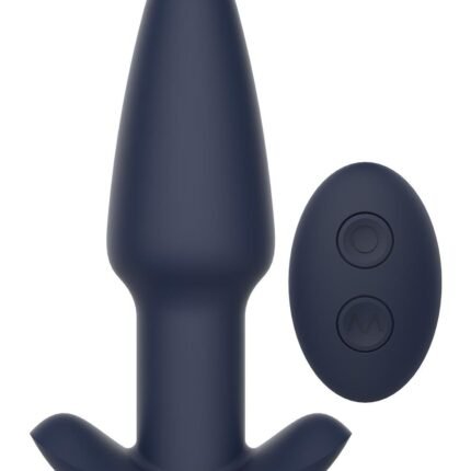 Вібруюча анальна пробка Dream Toys Startroopers Pluto з пультом керування, чорна