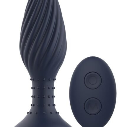 Вібруюча анальна пробка Dream Toys Startroopers Triton з пультом керування, чорна