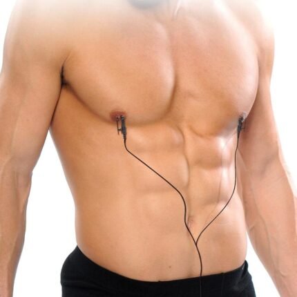 Затискачі для сосків з електростимуляцією Pipedream Fetish Fantasy Series чорні