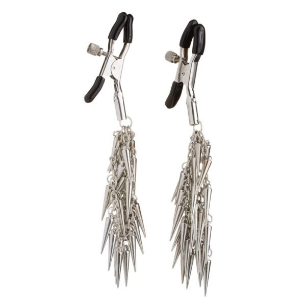 Затискачі на соски з шипами DS Fetish Nipple clamps