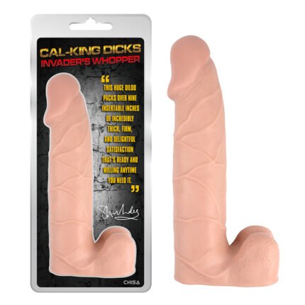 Фалоімітатор Гігант з кібершкіри Chisa Cal-king Dicks Invader's Whopper, бежевий