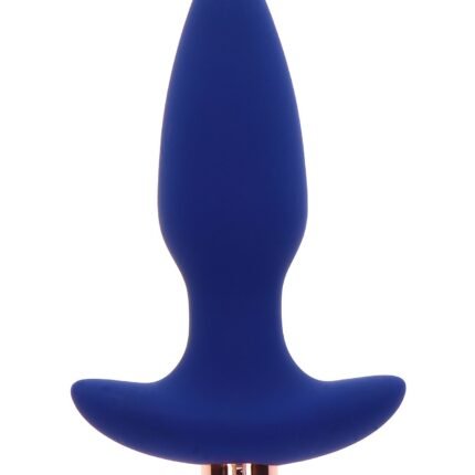Анальна пробка з вібрацією Toy Joy Sparkle Buttplug з дистанційним керуванням, синій