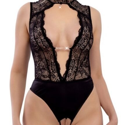 Мереживне боді з відкритим доступом Abierta Fina, розмір S