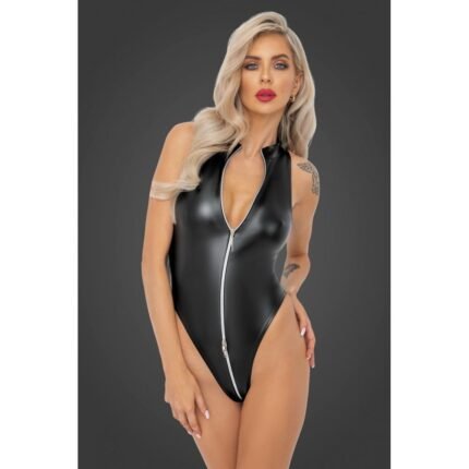 Боді S F294 Noir Handmade, з блискавкою, чорне