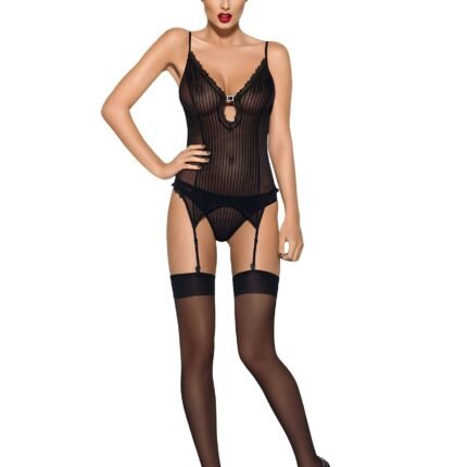 Панчохи Чорні Obsessive S800 S/M