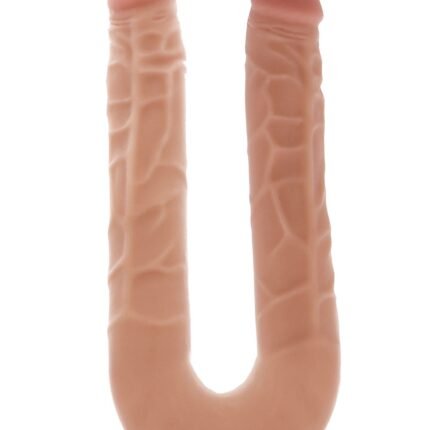 Подвійний фалоімітатор ToyJoy Double Dong, бежевий