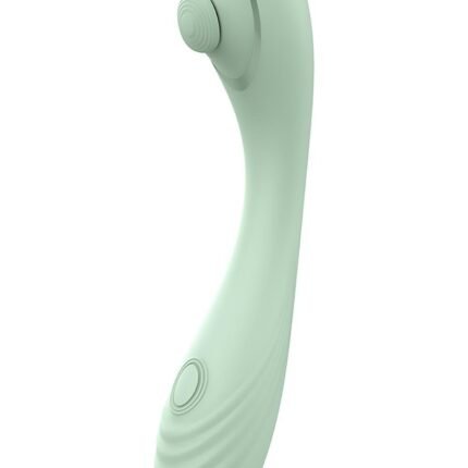 Подвійний гламурний гнучкий вібратор Dream Toys Glam Ultimate Tapping Vibe зелений