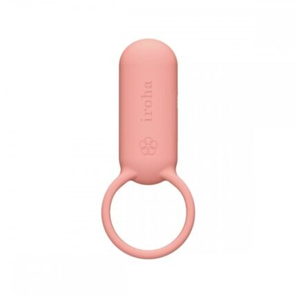 Ерекційне кільце з вібрацією SVR Iroha, силіконове, рожеве, 9 х 3. 8 см