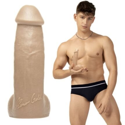 Фалоімітатор реалістичний Fleshjack Boys Reno Gold Dildo (RP), бежевий, 17. 8 см х 4. 6 см