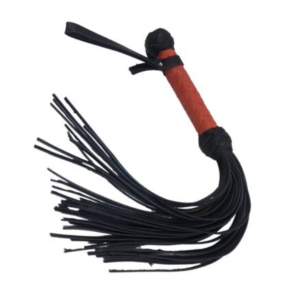 Флогер Candy Hero шкіряний, червоно-чорний