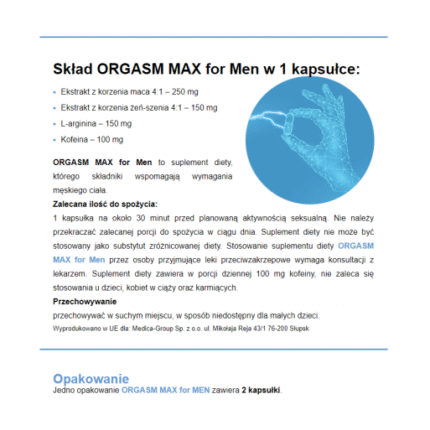 Kapsuly Dlia Erektsyy Orgasmmax  Kapsuly _aedd
