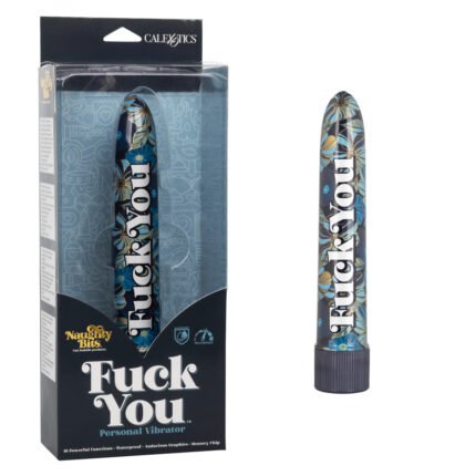 Класичний вібратор CalExotics Naughty Bits: Fuck You Personal Vibrator - Free Shipping