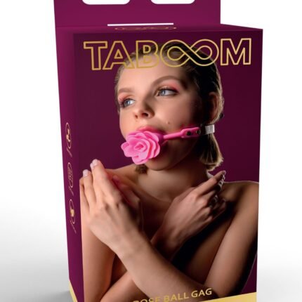 Кляп силіконовий Трояндочка Taboom Rose Ball Gag, рожевий