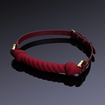 Кляп у формі джгута з вузлами UPKO Desire for Mouth Bondage Collection, червоний