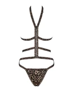 Komplekt S Otkrytym Biustom Leopardovyi Prynt Tigrita  Pcs Xl Xl