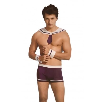 Костюм моряка чорний+білий L/XL Sunspice