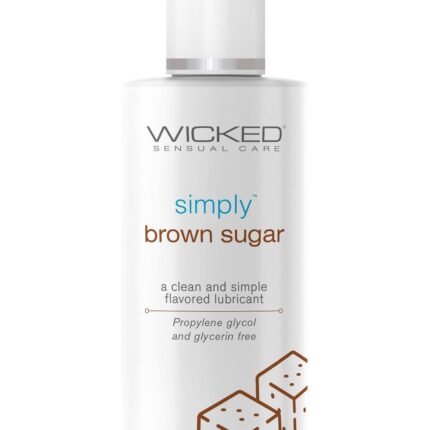 Лубрикант оральний Wicked Simply Brown Sugar на водній основі зі смаком коричневого цукру, 70 мл