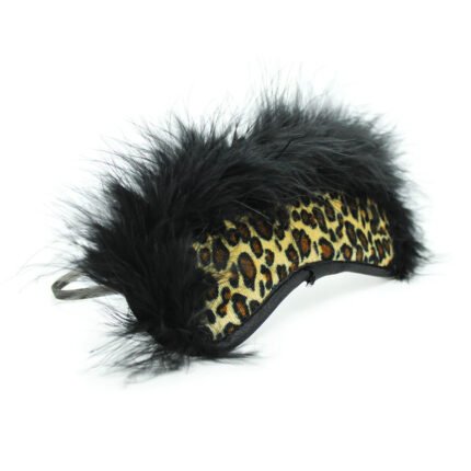 Маска на очі з хутром Flocky blindfold leopard