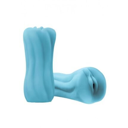 Маструбатор  реалістичний у вигляді вагіни NS Novelties Firefly Yoni світиться в темряві, блакитний