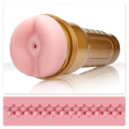 Масурбатор у колбі анус Fleshlight Pink Butt Stamina Training Unit (STU) (RP), рельєфний, кібершкіра