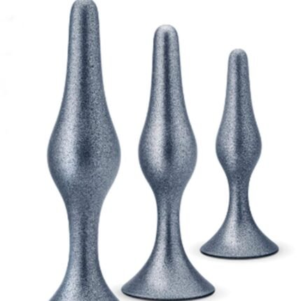 Набір анальних пробок срібний,ANAL ADVENTURES MATRIX GENESIS PLUG KIT