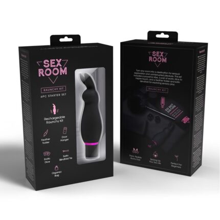 Набір аксесуарів для сексу Dream Toys Sex Room Raunchy, 6 предметів, чорний/рожевий