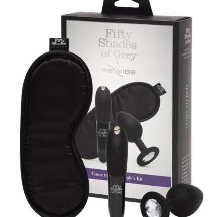 Набір секс іграшок (анальна пробка, віброкуля, маска) Fifty Shades of Grey