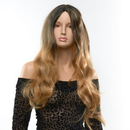 Перука довга хвиляста Fetish Hair балаяж русявий, 65 см