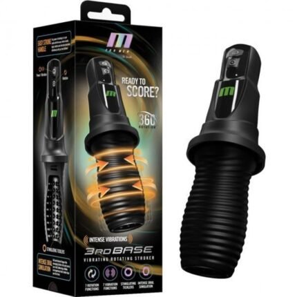 Перезаряджається вібруючий автоматичний Blush 3Rd Base чоловічий Маструбатор , чорний