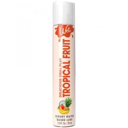 Їстівний лубрикант зі смаком тропічних фруктів Wet Tropical, 30 мл