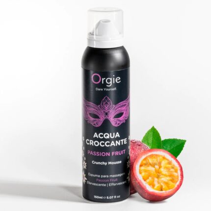 Шипуча зволожуюча пінка для масажу Acqua Crocante, 150мл. аромат: маракуйя ORGIE