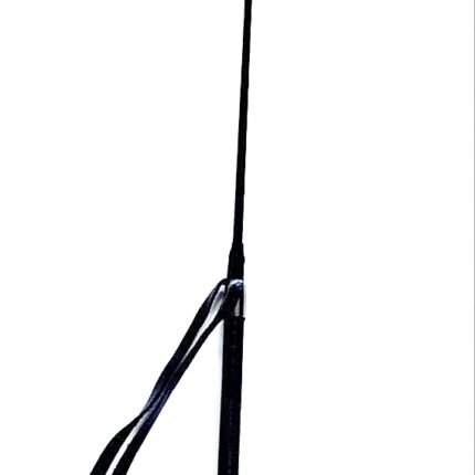 Стек із сріблястою вставкою на ручці 55 см Crop black L