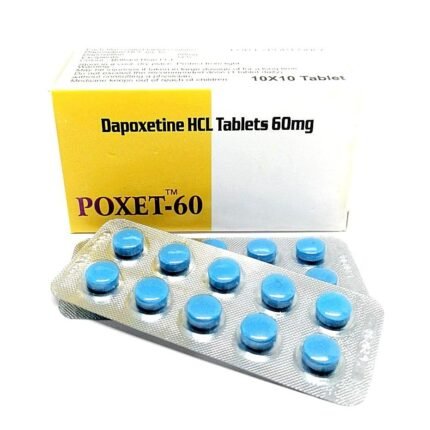 Таблетки для потенції Poxet 60 мг Дапоксетин (ціна за пластину, 10 таблеток)