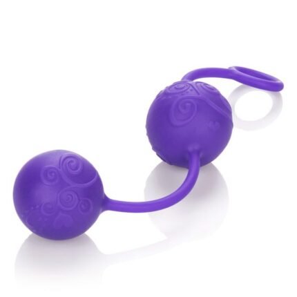 Вагінальні кульки силіконові Posh Silicone O Balls фіолетові California Exotic