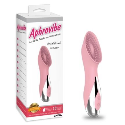 Вібратор для клітора Chisa Aphrovibe з вусиками, рожевий