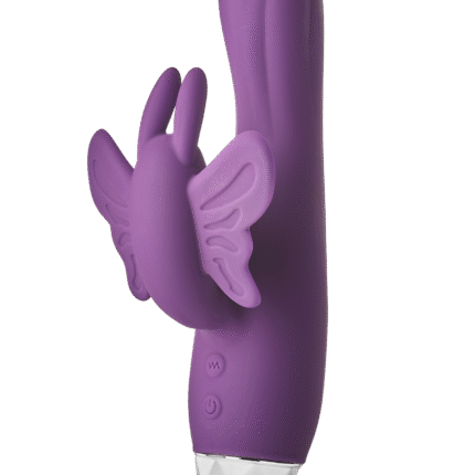 Вібратор-кролик у вигляді Метелики Dream Toys Flirts Butterfly, фіолетовий, 17 х 3 см