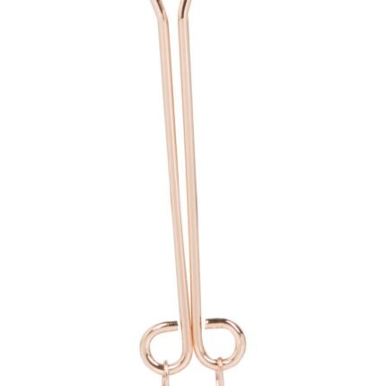 Затискач для клітора із кристалами California Exotic, золотий