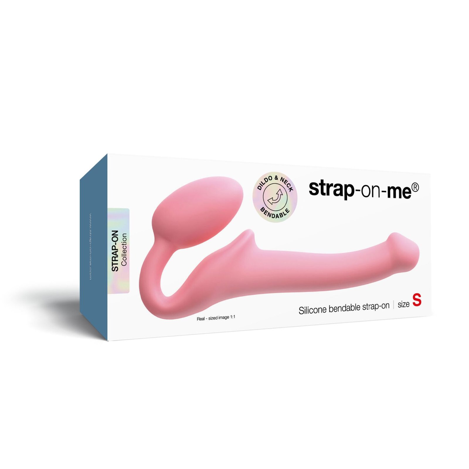 Безремінний страпон Strap-On-Me Rose S, повністю регульований, діаметр 2,7 см - Зображення 7