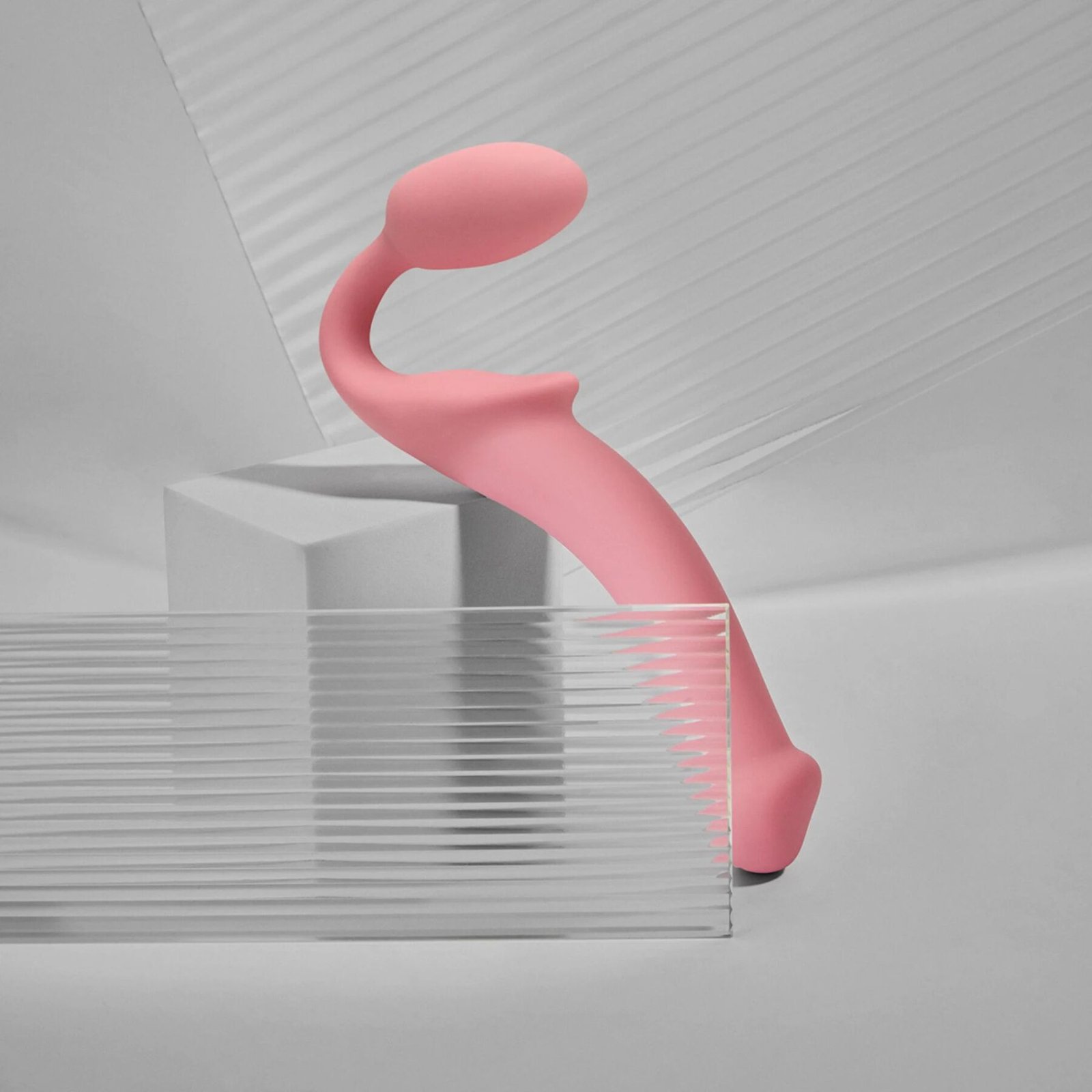 Безремінний страпон Strap-On-Me Rose S, повністю регульований, діаметр 2,7 см - Зображення 3