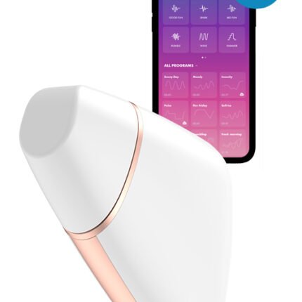 Безконтактний смарт-стимулятор клітора Satisfyer Love Triangle білий