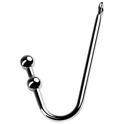 Анальний гак із двома кульками Runye металевий