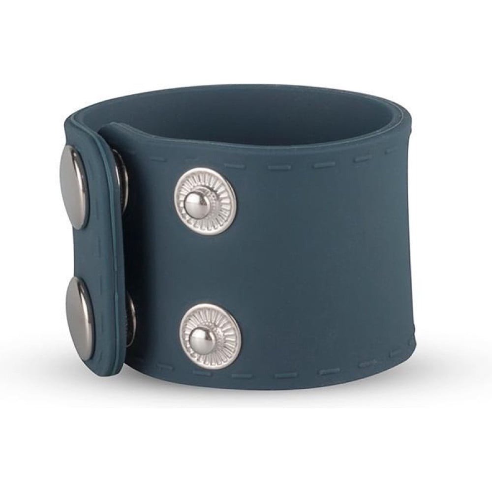 Ерекційне кільце у формі ремінця Boners Ball Strap синє, L