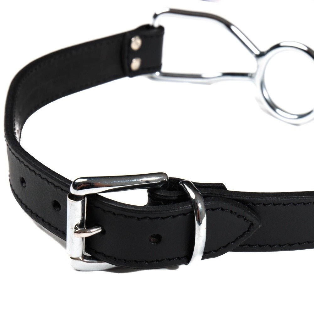 Кляп-павук шкіряний DS Fetish чорний (Голландія) - Зображення 3