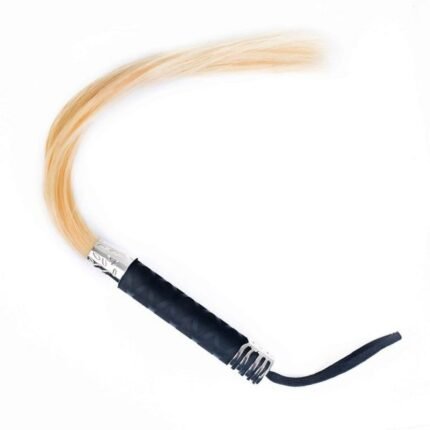 Батіг з кінського волосся DS Fetish і силіконовою ручкою