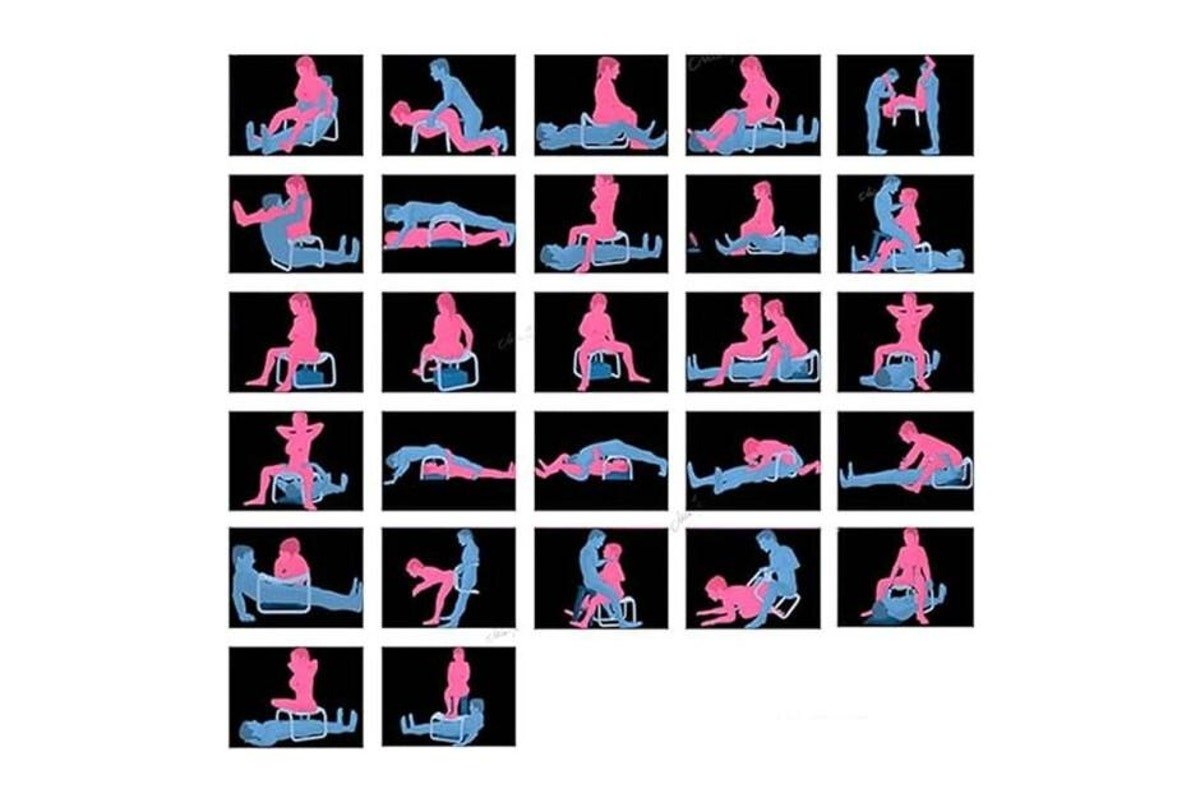 Компактний стілець Roomfun Easy Detachable Sex Chair фіолетовий - Зображення 11