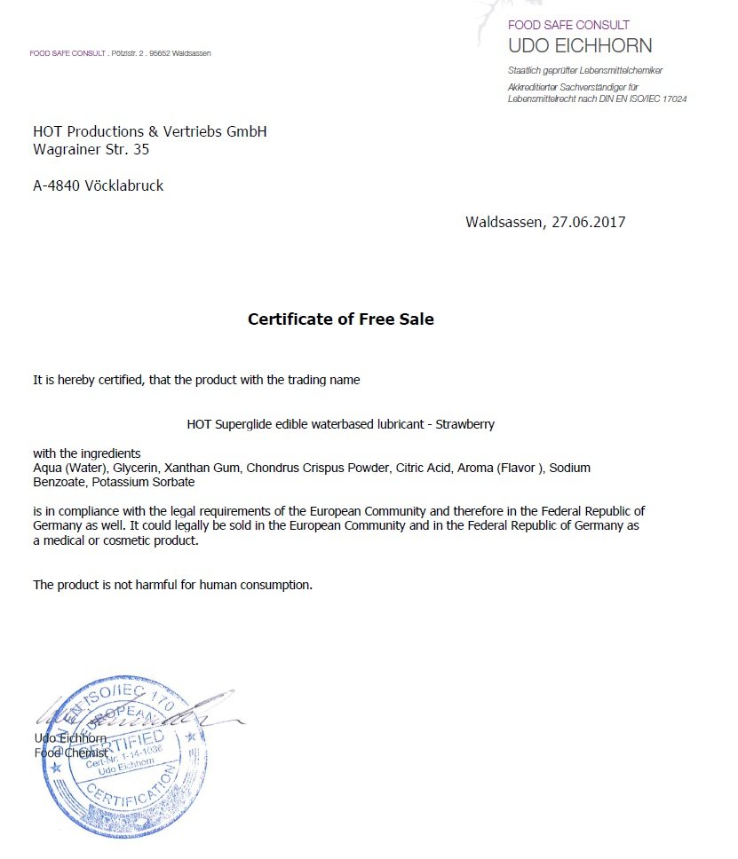 Лубрикант на водній основі Hot Nature Lube Aloe Vera, 30 мл - Зображення 3